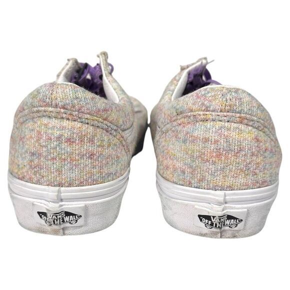 Vans Old Skool Rainbow Jersey Multicolor White Womens US 8.5 men's US 7 shoe - Picture 4 of 5